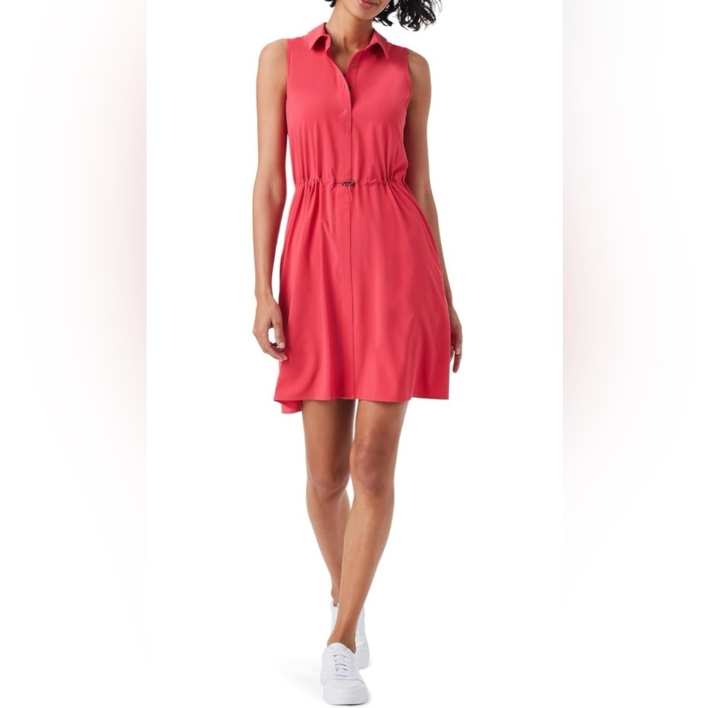 NIC+ZOE Women's Tech Stretch Collared Dress Size XLarge